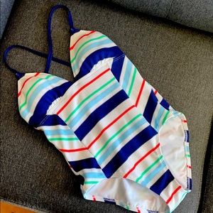Splendid Multi-Striped Bathing Suit
